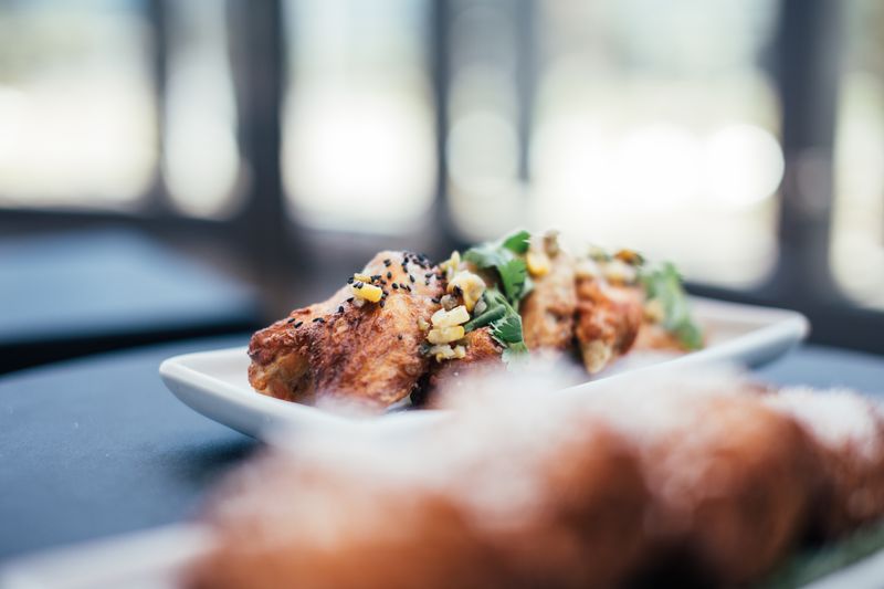 Wing Snob classic hot chicken wings platter