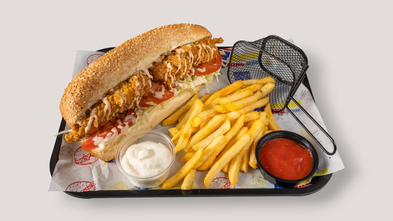 Wing Snob classic hot chicken sandwich