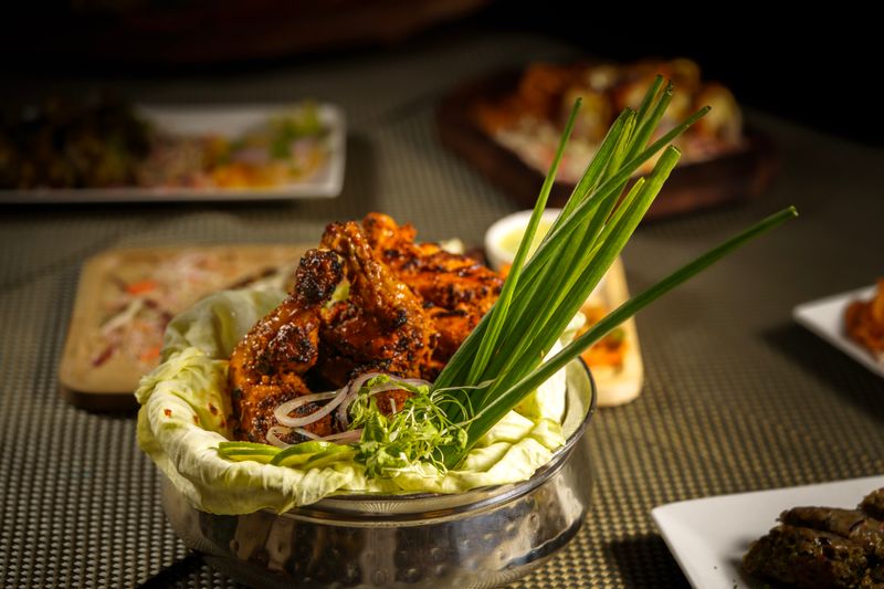 Lemon pepper dry rub wings at Wing Snob
